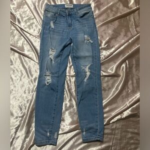 Distressed Blue Women's Jeans